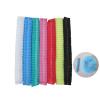 100 PCS Disposable Non Woven Fabric Makeup Hair Net Cap Sterile Hat Chef Catering Dust Strip Hat Bathroom Supplies (White) view 4