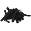 100 PCS Disposable Non Woven Fabric Makeup Hair Net Cap Sterile Hat Chef Catering Dust Strip Hat Bathroom Supplies (Black) view 1