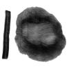 100 PCS Disposable Non Woven Fabric Makeup Hair Net Cap Sterile Hat Chef Catering Dust Strip Hat Bathroom Supplies (Black) view 4