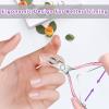 Cuticle Trimmer with Cuticle Pusher and Scissors, Cuticle Remover Professional Durable Pedicure Manicure Tools, Stainless Steel Cuticle Nipper Cutter Clipper for Fingernails and Toenails (Pink) view 4