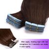 Benehair Remy Tape in Hair Extensions Human Hair Medium Brown Seamless Skin Weft Tape in Real Human Hair Extensions Straight Hair 14 Inch 40g #4 20 pcs view 2