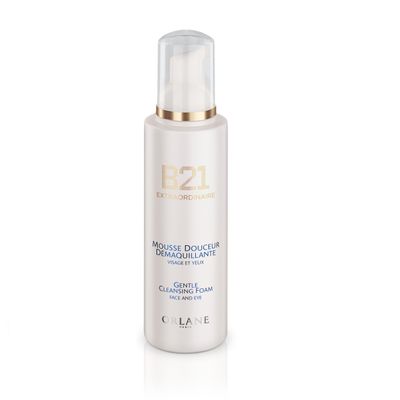 Orlane B21 Extraordinaire Gentle Cleansing Foam, 8.4 fl oz, Makeup-Removing & Purifying Cleanser, Gentle Face & Eye Cleanser, Pollution Protection, Refreshing Comforting Texture