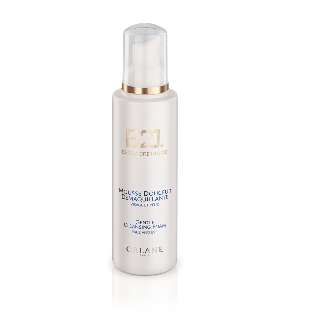 Orlane B21 Extraordinaire Gentle Cleansing Foam, 8.4 fl oz, Makeup-Removing & Purifying Cleanser, Gentle Face & Eye Cleanser, Pollution Protection, Refreshing Comforting Texture