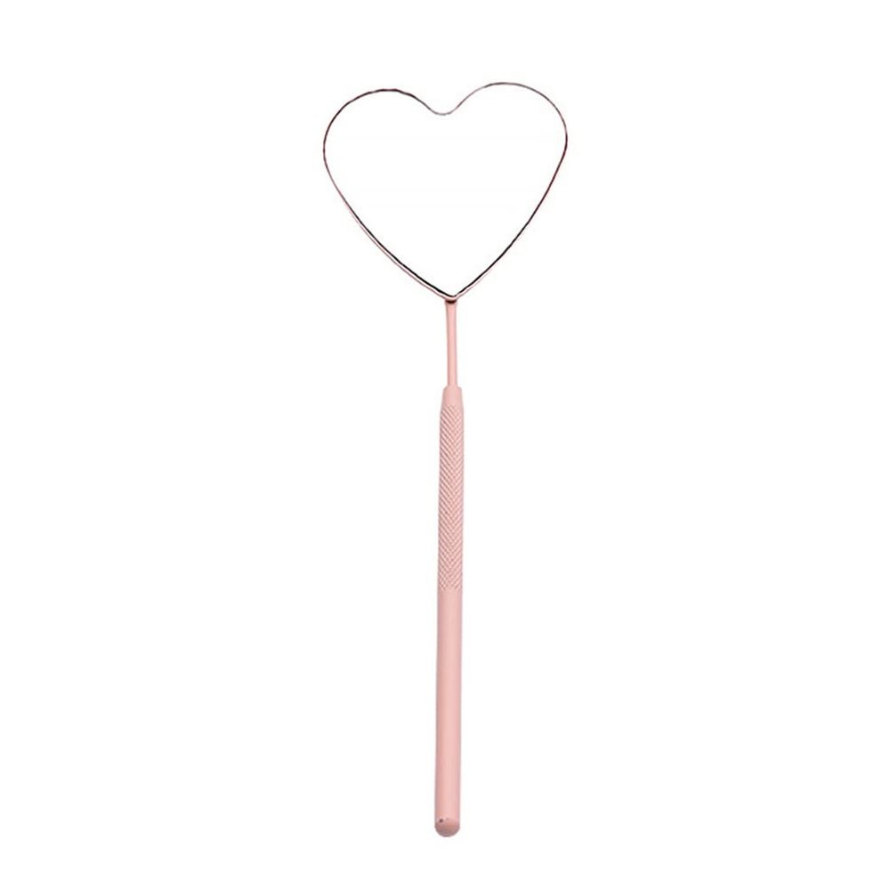 Beaupretty Heart-shaped Eyelash Extension Mirror Tool for Lash Application and Essential for Salon Use