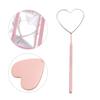 Beaupretty Heart-shaped Eyelash Extension Mirror Tool for Lash Application and Essential for Salon Use view 2