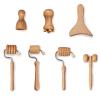 Allshow Wood Facial Therapy Kit, 7 Pcs Maderoterapia Facial Kit, Face Wood Therapy Set, Wooden Face Sculpting Set- Aging Wrinkles, Puffiness Facial Skin Massager view 1