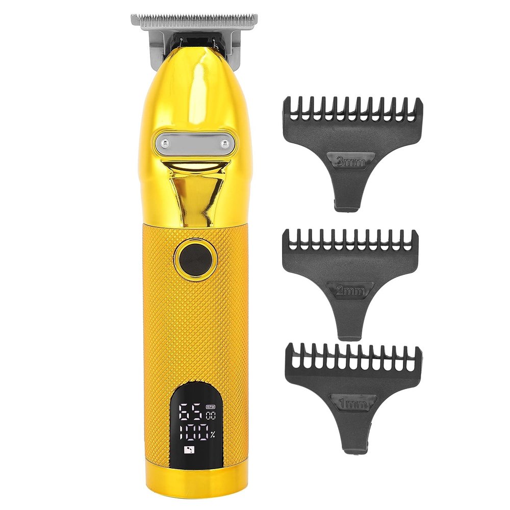 Professional Hair Clippers for Men, Electric Hair Clipper Digital Men Hair Trimmer USB Rechargeable Cutter For Oil Head Digital Display Oil Head Clipper USB