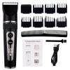 Professional Hair Clippers for Men, Full Body Washable Electric Hair Clipper Ceramic Professional Fine Adjustable Hair Trimmer Low Noise Hair Cutting Machine Razor (Color : Black no box) view 1