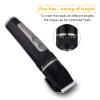 Professional Hair Clippers for Men, Full Body Washable Electric Hair Clipper Ceramic Professional Fine Adjustable Hair Trimmer Low Noise Hair Cutting Machine Razor (Color : Black no box) view 2