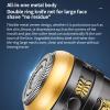 Electric Razor for Men, Men's Washable Portable Mini USB Rechargeable Shaves, Shaver Gift for Dad, Gifts from Daughter Son, Collectable Meaningful Father's Day Birthday Gift(C) view 4