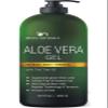 Aloe vera Gel - from 100% Pure Organic Aloe Infused with Matrixyl 3000 (Peptides), Turmeric - Natural Raw Moisturizer for Face, Body, Hair. Perfect for Sunburn, Acne, Razor Bumps 16.9 fl oz view 1