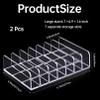 2Pcs Makeup Pallet Organizer,Acrylic Eyeshadow Palette Makeup Organizer,Clear Eyeshadow Palette Cosmetic Organizer,7 Sections Palette Organizer Makeup Holder for Bathroom Countertop Wallets Sunglasses view 3