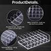 2Pcs Makeup Pallet Organizer,Acrylic Eyeshadow Palette Makeup Organizer,Clear Eyeshadow Palette Cosmetic Organizer,7 Sections Palette Organizer Makeup Holder for Bathroom Countertop Wallets Sunglasses view 4