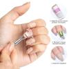 4pcs Stainless Steel Cuticle Pusher Dual-Sided Nail Dotting Pen Metal Dead Skin Remover for Professional Manicure Pedicure Nail Art Care Tools view 3