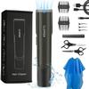 Bufccy Professional Vacuum Hair Clippers for Mens, Cordless Hair Clipper Beard Trimmer Kit with Vacuum Powerful Hair Suction, Waterproof, Rechargeble for Beards, Facial Hair, Stubble view 1