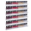 Justsoso 6Pcs/Set Acrylic Nail Polish Rack Wall Mounted,Lipstick Essential Oil Bottle Holder Organizer,Nail Paint Display Stand Shelf for Storage view 1