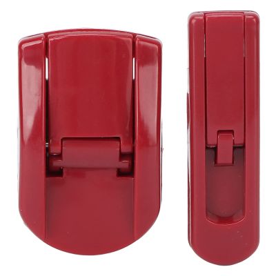 2pcs Cute Eyelash Curler Set Portable Wide Angle Long Lasting Partial Professional Lash Mini Travel Curler Curling Tool Create Delicate Eyelashes(Red)