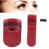 2pcs Cute Eyelash Curler Set Portable Wide Angle Long Lasting Partial Professional Lash Mini Travel Curler Curling Tool Create Delicate Eyelashes(Red) view 2