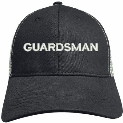 MilitaryBest Guardsman Text Only Mesh-Back Ponytail Cap