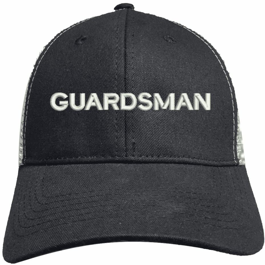 MilitaryBest Guardsman Text Only Mesh-Back Ponytail Cap
