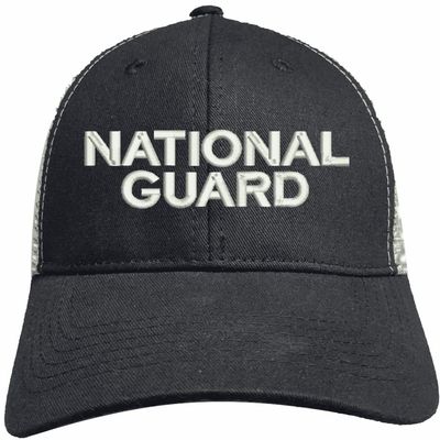 National Guard Text Only Mesh-Back Ponytail Cap