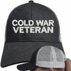 MilitaryBest Cold War Veteran Text Only Mesh-Back Ponytail Cap view 2