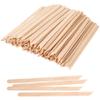 JANYUN 200 Pcs Eyebrow Waxing Sticks Wax Applicator, Wood Waxing Spatulas for Body Eyebrow Lip Nose and Small Hair Removal Sticks(Slanted Handle) view 1