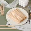 JANYUN 200 Pcs Eyebrow Waxing Sticks Wax Applicator, Wood Waxing Spatulas for Body Eyebrow Lip Nose and Small Hair Removal Sticks(Slanted Handle) view 4
