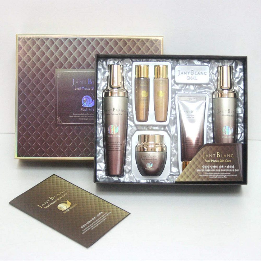 ADDERENITY Jantblanc Snail -Mucus Skin Care Set (Skin Care 4 Set)