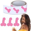 500 Pieces Funny Tanning Stickers for Body Self Adhesive Tanning Sunbathing Bed Body Stickers, 1.48 x 1 Inches view 1