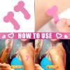 500 Pieces Funny Tanning Stickers for Body Self Adhesive Tanning Sunbathing Bed Body Stickers, 1.48 x 1 Inches view 3