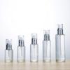 Zerodeko 5pcs Portable Pump Cosmetic Bottles Transparent Lotion Dispenser for Essential Oils Travel-Friendly Stylish and Convenient for Perfume and Nail Oil view 4