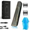 Professional Hair Clippers for Men Baby Beard Trimmer Kits, Vacuum Hair Trimmer for Kid/Men with Magnetic Shell, Cordless Men Hair Trimmers with Large Storage Space & Rechargeable & IPX7 Waterproof view 1