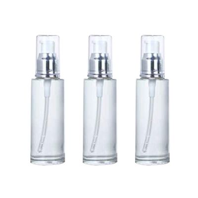 Zerodeko 3pcs Portable Empty Pump Cosmetic Bottles Stylish Press Bottles for Perfume Essential Oils Travel Daily Use Pressure-Resilient Design Convenient for Commuters