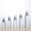 Zerodeko 3pcs Portable Empty Pump Cosmetic Bottles Stylish Press Bottles for Perfume Essential Oils Travel Daily Use Pressure-Resilient Design Convenient for Commuters view 3