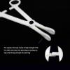 TN017-8PCS Disposable Piercing Forceps Clamp Slotted Navel Forceps Pliers, Suitable for Ear, Navel, Lips, Tongue, Nose and Other Body Parts Piercing Tools view 4
