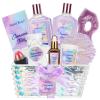 Christmas Spa Gift Set Basket for Women Cinnamon Berry, Gift Baskets, Spa Gifts Women Teen Girls Bath and Body Gift Sets,Self Care Spa Kit view 1
