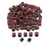 100Pcs 12.7mm Drum Sanding Bands for Nail Power Drills Accessories with 2Pcs Mandrel Nail Art Manicure Pedicure Polishing Tools YYDFPIIA (Color : Grit 240) view 1