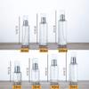 Zerodeko 3pcs Portable Cosmetic Pump Bottles Empty Press Bottles for Essential Oils Perfume and More Stylish Silver and White Design for Travel and Commuting view 4