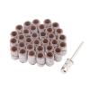 100Pcs 6.3mm Refills Grit Drum Sanding Bands Polishing Manicure Pedicure Tools Rotary Drill Bits for Metal Wood Plastic Working YYDFPIIA (Color : Grit M) view 2
