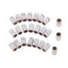 100Pcs 6.3mm Refills Grit Drum Sanding Bands Polishing Manicure Pedicure Tools Rotary Drill Bits for Metal Wood Plastic Working YYDFPIIA (Color : Grit M) view 3