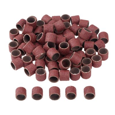 100Pcs 12.7mm Drum Sanding Bands for Nail Power Drills Accessories Manicure Pedicure Polishing Tools Grit 80 120 180 240 320 600 YYDFPIIA (Color : Grit 80)