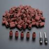 100Pcs 6.35mm Drum Sanding Bands for Nail Power Drills Accessories with 2Pcs Mandrel Nail Art Manicure Pedicure Polishing Tools YYDFPIIA (Color : Grit 180) view 2