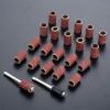 100Pcs 6.35mm Drum Sanding Bands for Nail Power Drills Accessories with 2Pcs Mandrel Nail Art Manicure Pedicure Polishing Tools YYDFPIIA (Color : Grit 600) view 2