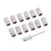 100Pcs 6.3mm Drum Sanding Band Nail Drill Bits 1Pc Band Mandrel 2.35 Shank Polishing for Metals Woods YYDFPIIA (Grit : Grit M) view 3