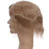 Lishy Toupee for Men European Real Human Hair Replacement Systems Men Hairpieces Fino Mono Lace Center Thicker Skin PU Hair Piece for Man Wigs 8x10 Inches #22R Ash Blonde Color view 4