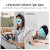 Luxtude Gel Eye Mask Cooling Eye Mask for Dry Eyes 2PCS, Heated Warm Eyes Ice Pack Reusable Gel Sleep Masks, Frozen Cold Compress for Puffiness/Dark Circles/Headaches/Allergies (Blue) view 3