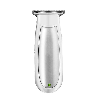 Professional Hair Clippers for Men, Professional Hair Clipper For Children Baby USB Rechargeable Quiet Hair Trimmer Child Cordless Cutting Machine (Color : Silver)