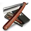 Xuan FENG Zambian Bloodwood Folding Razor Hardened Steel High Hardness Sharp Straight Razor Men's Razor view 1