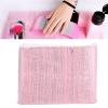 Disposable Nail Art Table Mat, 125pcs Pink Placemats Foldable Nail Hand Rest Pad Tattoo Protector Cover Supplies Practice Workspace Plate for Arm Cushion Salon Waterproof Manicure Paper Ink Dye Tool view 3